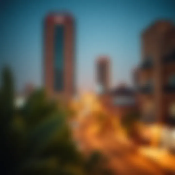 Vibrant neighborhood of Muraqqabat