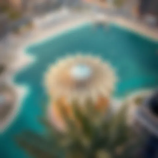 Aerial view of Nakheel Jebel Ali Palm showcasing its intricate design