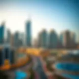 Stunning skyline of Dubai showcasing luxury properties