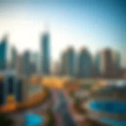 Stunning skyline of Dubai showcasing luxury properties