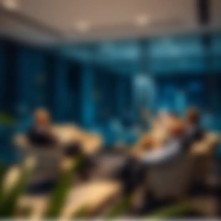 Investment Insights: Real Estate Discussions in Dubai Real estate investment meeting in a modern office