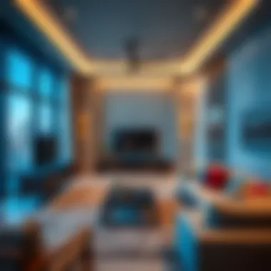 Luxury Living: Interior Design in Dubai Apartments Luxurious apartment interior in Dubai