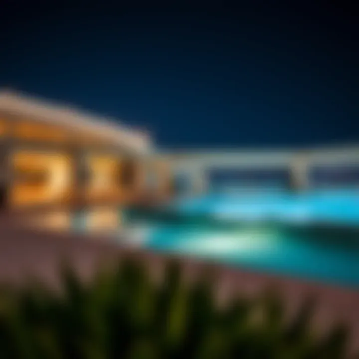 Luxurious amenities available at Roda Amwaj including pools and fitness centers