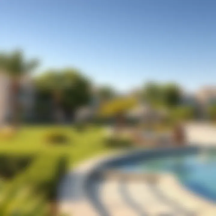Relaxation in Nature at Al Quoz 3 Tranquil park area in Al Quoz 3 for relaxation