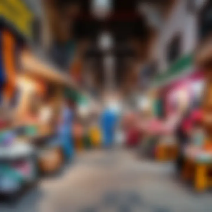 Community Life in Al Quoz 3 Vibrant market scene in Al Quoz 3 reflecting community life