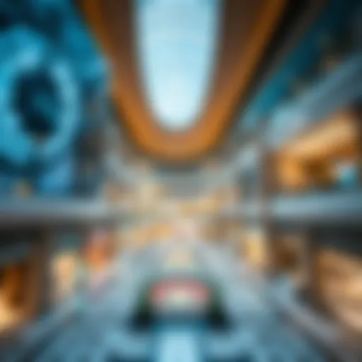 Architectural design of Sahari Mall showcasing modern aesthetics