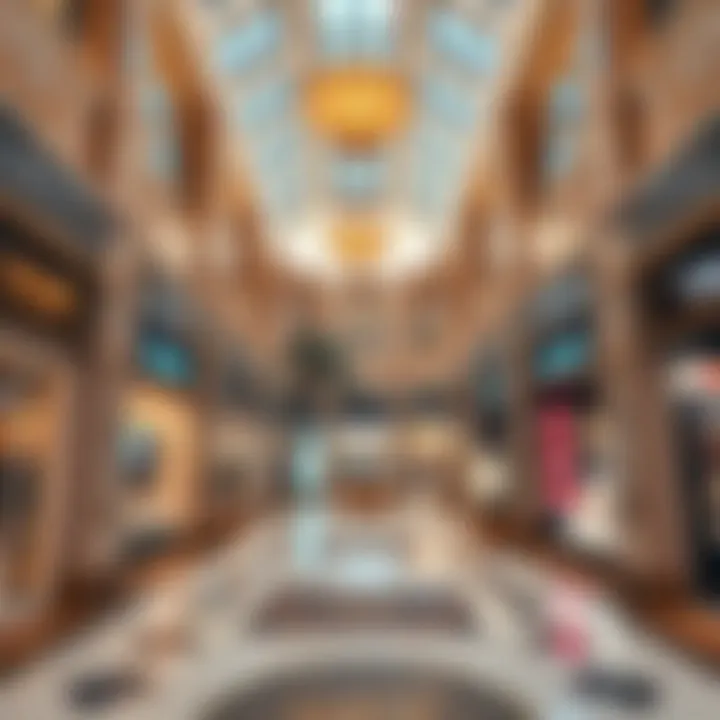 Vibrant Retail Experience Inside Sahari Mall Interior view of a vibrant retail space within Sahari Mall