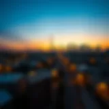 Skyline of Sharjah Al Majaz 2 at Sunset Stunning skyline of Sharjah Al Majaz 2 at sunset