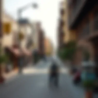 Vibrant street view of Al Rigga neighborhood