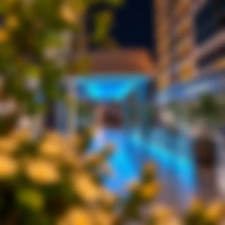 Amenities and facilities in Al Nahda, including shopping and dining options