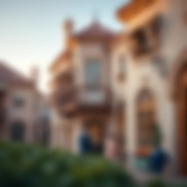 Architectural details reflecting French design in Dubai