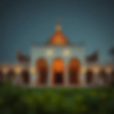 Cultural pavilion reflecting Dubai's rich heritage