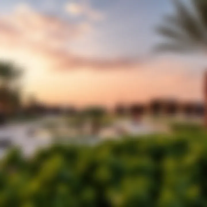 Surrounding Landscapes Enhancing Community Life Landscape around the Damac Hills 2 Community Center