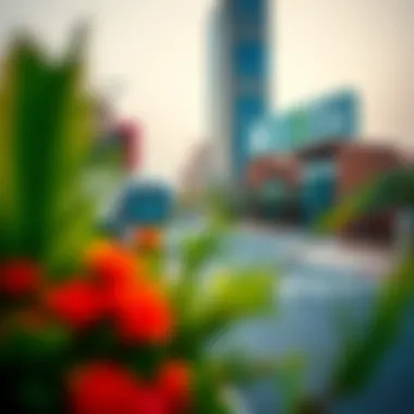 Vibrant Neighborhoods Around Etisalat by e& Metro Station Vibrant neighborhood surrounding Etisalat by e& Metro Station