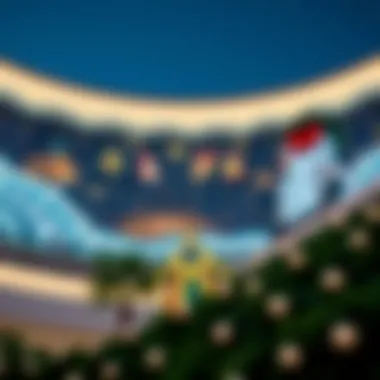 Architectural marvels of Dubai malls showcasing holiday themes