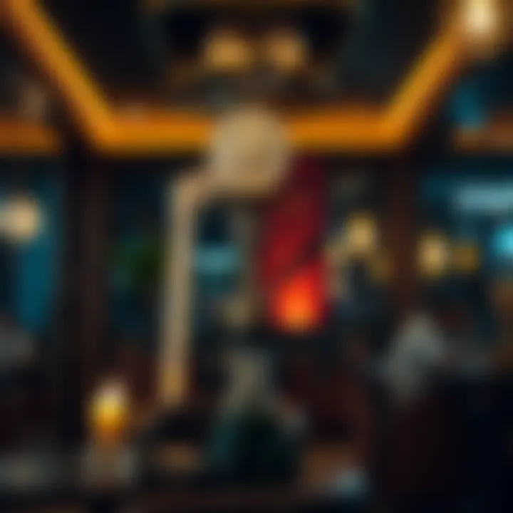 A cozy lounge setting inviting patrons to enjoy hookah