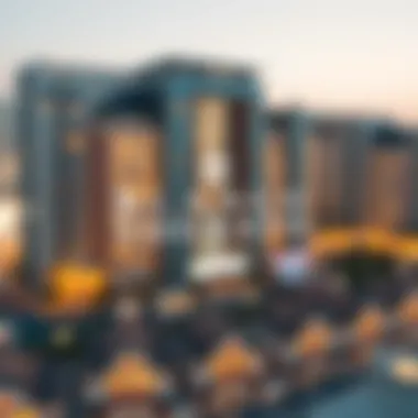 Blanco Thornton Properties Branding Blanco Thornton Properties logo with a backdrop of Dubai