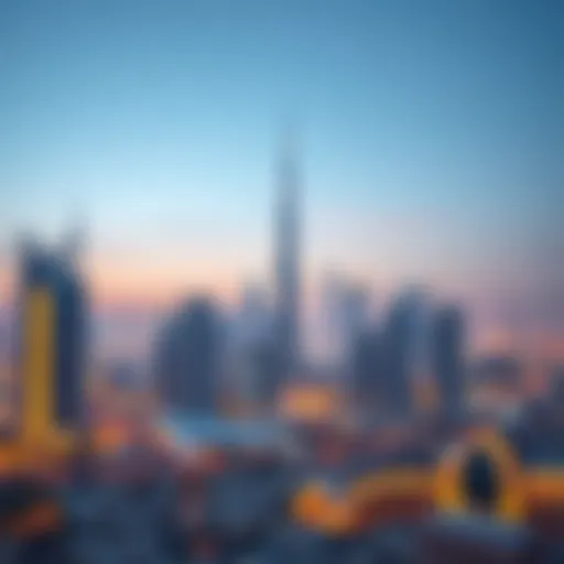 Stunning skyline view of Dubai showcasing luxury residences