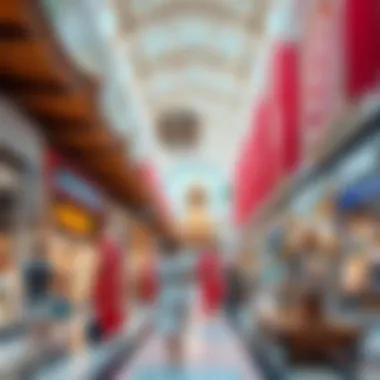 Cultural representation displayed within Al Seef Mall's design