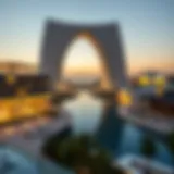 Innovative architectural design of Yas Island