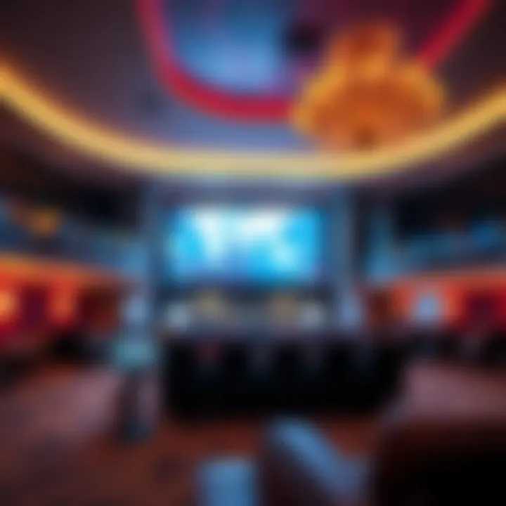 Luxurious cinema experience in Dubai's urban setting