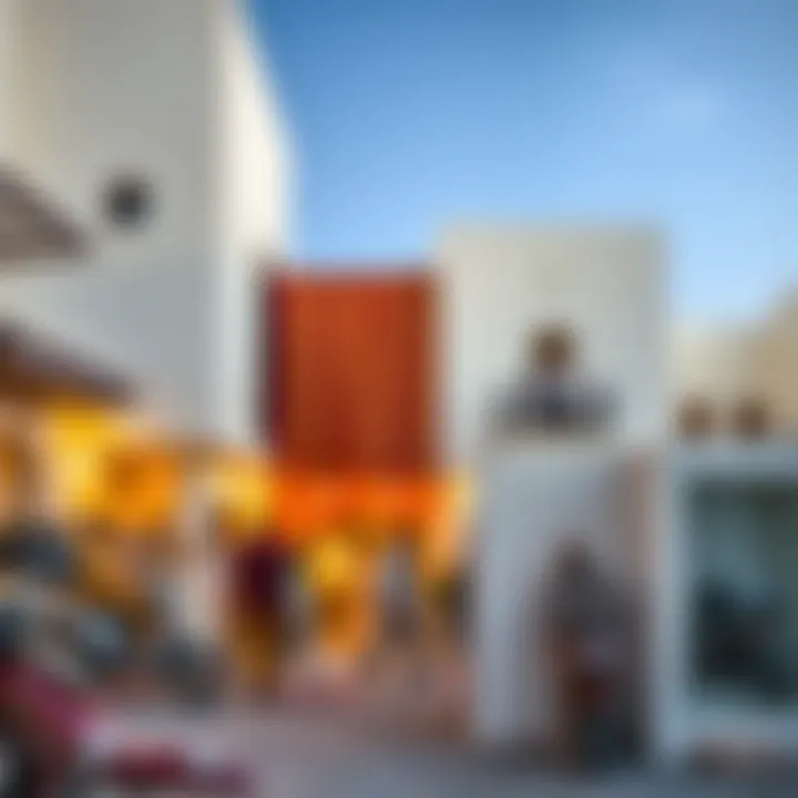 Cultural Vibrancy of Al Quoz Community A vibrant community scene reflecting local culture in Al Quoz