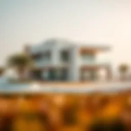 A stunning villa showcasing modern architecture in Al Quoz