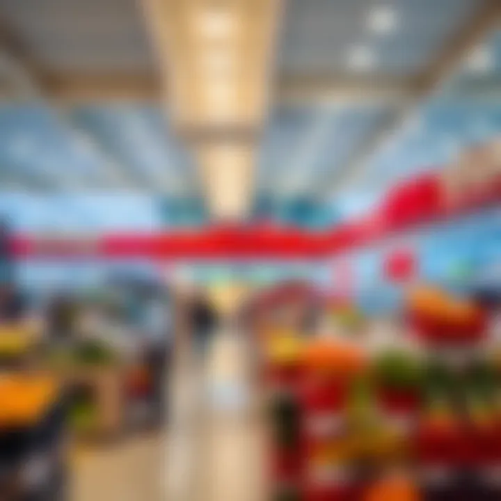 Shopping Experience Inside Interior layout of Viva Supermarket highlighting the shopping experience