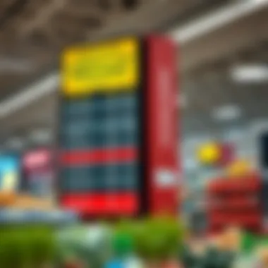 Competitive Pricing Signage Signage displaying competitive pricing strategies at Viva Supermarket