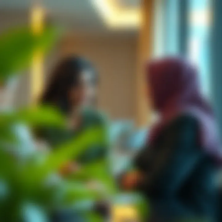 Fatima Al Qubaisi engaging in a strategic meeting