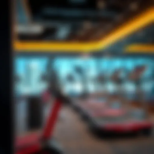 Innovative fitness equipment at Fitness First Al Seef