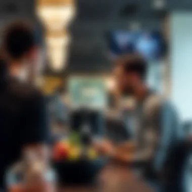 Nutrition consultation scene at Fitness First Al Seef