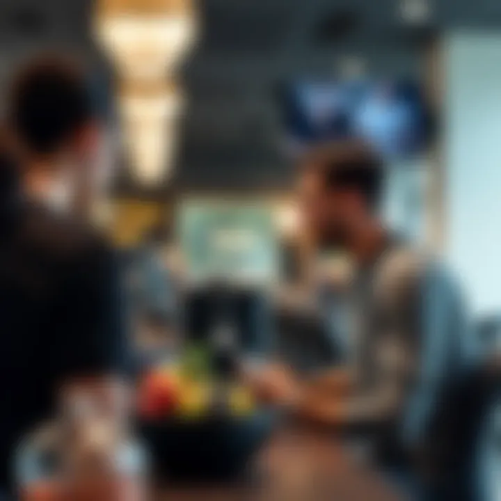 Nutrition consultation scene at Fitness First Al Seef