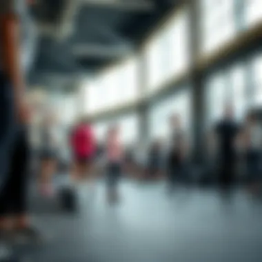 Community event at GymNation Khalidiya with members engaging in activities