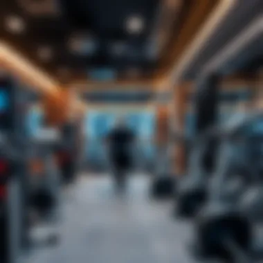 Interior shot showing advanced fitness equipment and training spaces