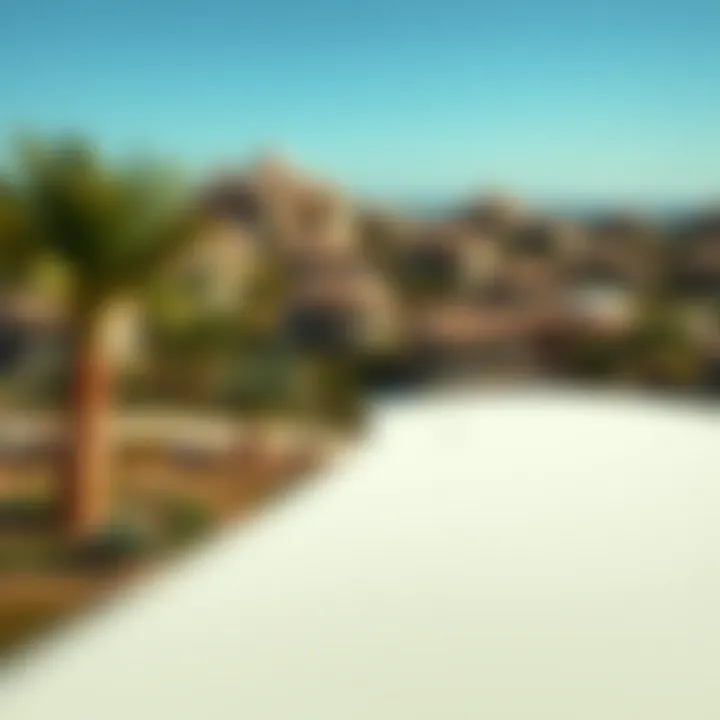 Scenic landscapes surrounding ICAD Residential City