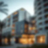 Modern architecture of Nest Aljada showcasing innovative design