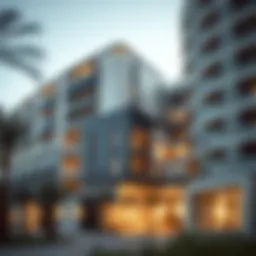 Modern architecture of Nest Aljada showcasing innovative design