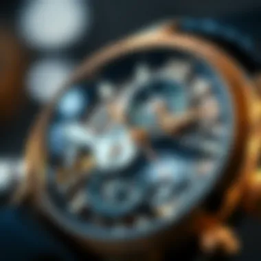 A close-up of the intricate design elements of a Jacob and Co. watch