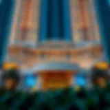 Stunning facade of Jumeirah Hotel showcasing its architectural brilliance