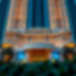 Stunning facade of Jumeirah Hotel showcasing its architectural brilliance