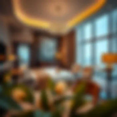 Luxurious suite interior at Jumeirah Hotel reflecting elegance and comfort