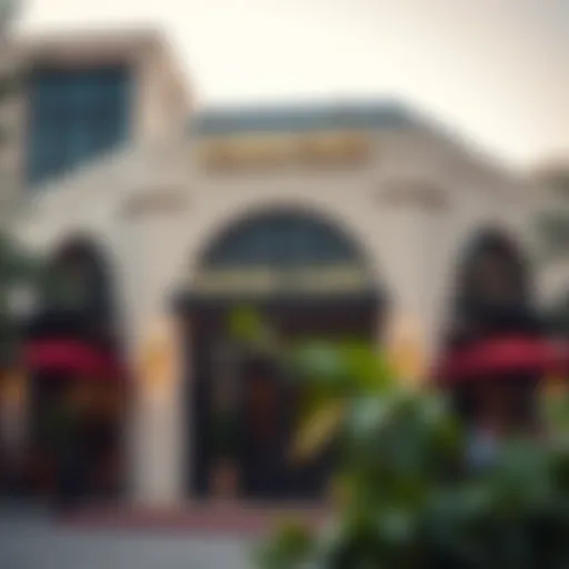 Exterior view of Kana Cafe showcasing its architectural design