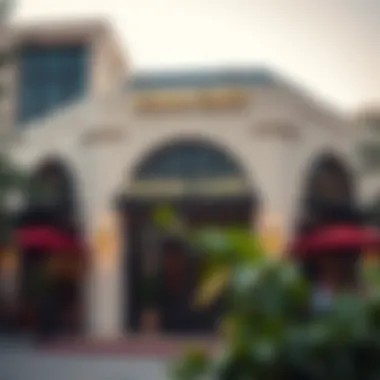 Kana Cafe Architectural Design Exterior view of Kana Cafe showcasing its architectural design