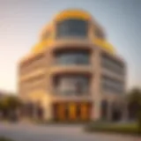 Architectural detail of Kawakeb Building