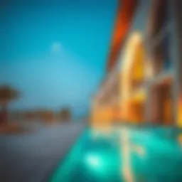 A stunning view of Last Exit Abu Dhabi showcasing its unique architecture