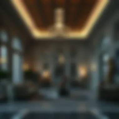Luxury Interior of a Palladian Property Stunning interior of a Palladian property highlighting luxury design