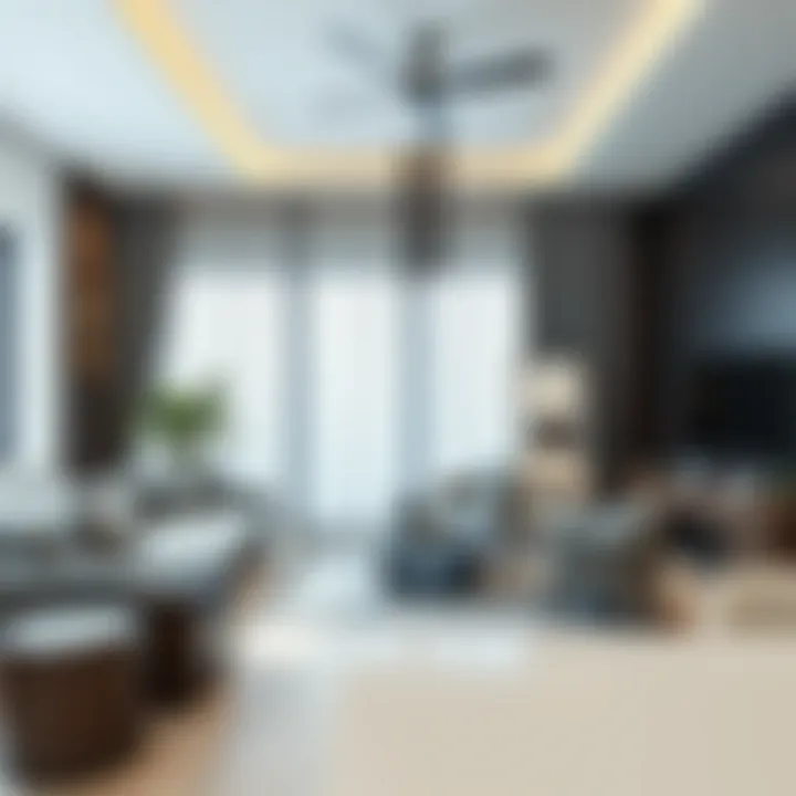 An elegant apartment showcasing contemporary interior design