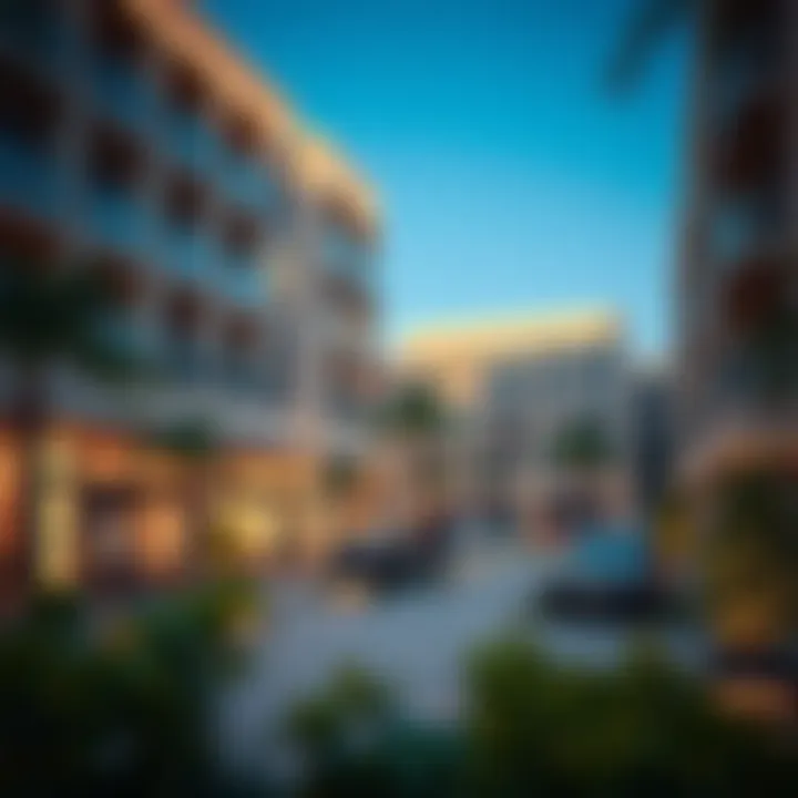 A vibrant community area within a Mag Properties development