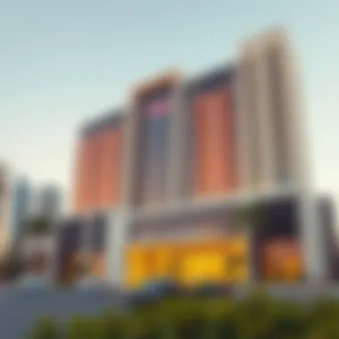 Architectural view of Mala Plaza showcasing modern design